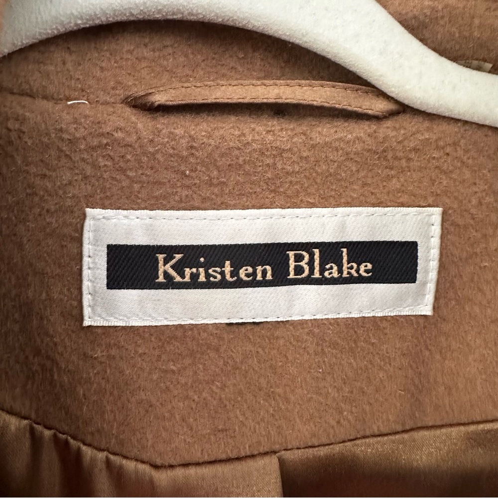 Kristen Blake Camel Pea Coat - Picture 2 of 7